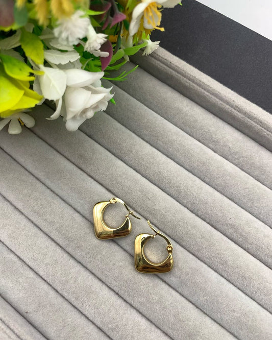 Gold-Plated Hoops